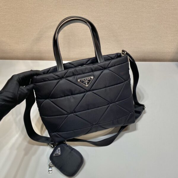 Prada System Nappa Leather Patchwork Tote