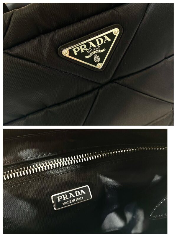 Prada System Nappa Leather Patchwork Tote