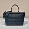 Prada  Black Re-nylon Medium Padded Tote