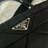 Prada  Black Re-nylon Medium Padded Tote