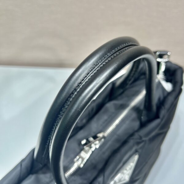 Prada  Black Re-nylon Medium Padded Tote