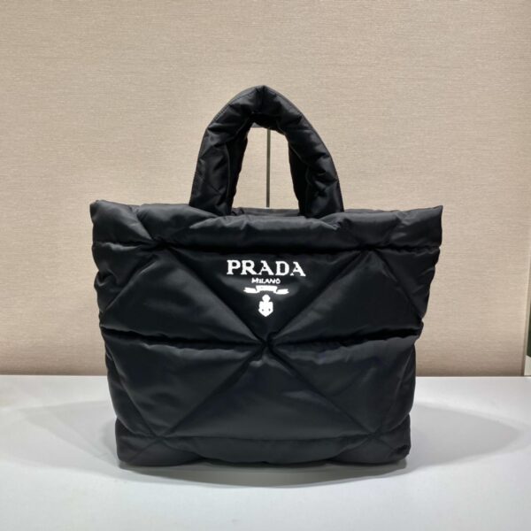 Prada Black Padded Nappa Tote Bag