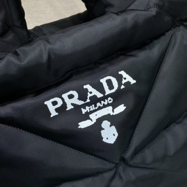 Prada Black Padded Nappa Tote Bag