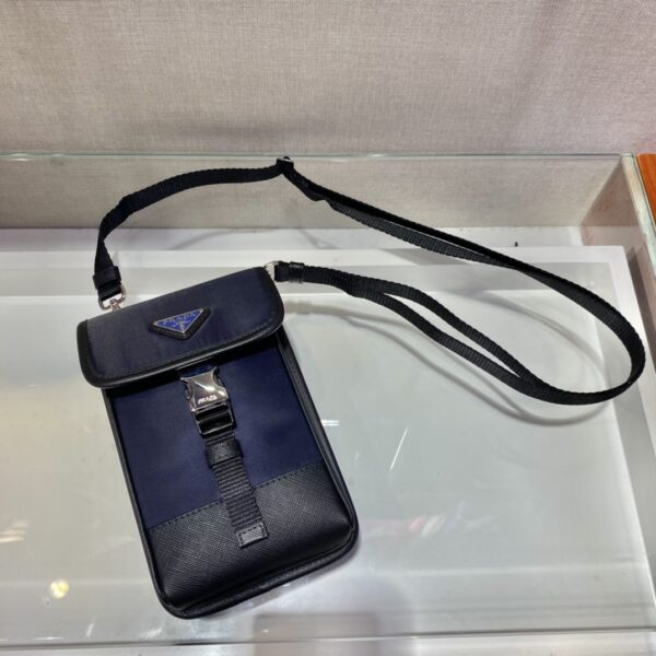 Prada Re-Nylon and Saffiano leather smartphone case