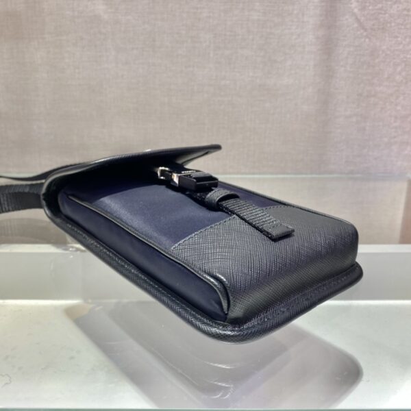 Prada Re-Nylon and Saffiano leather smartphone case