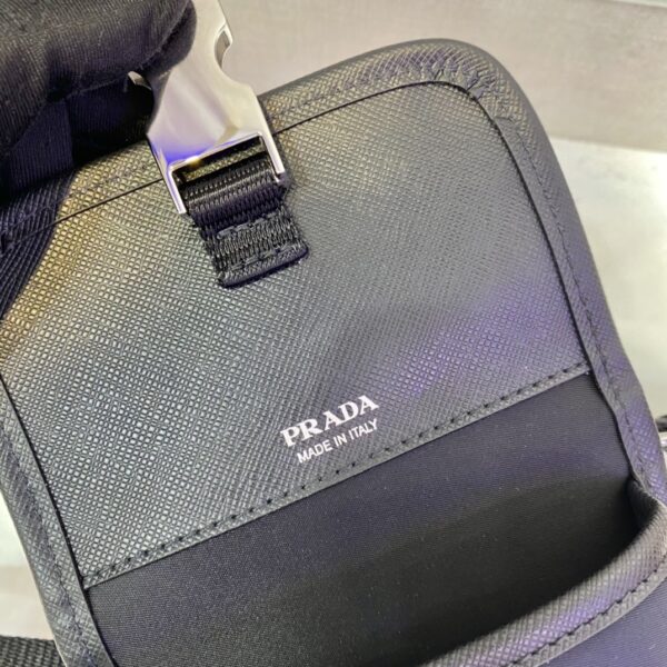Prada Re-Nylon and Saffiano leather smartphone case