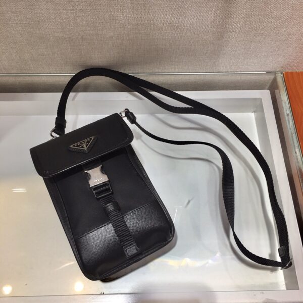 Prada Re-Nylon and Saffiano leather smartphone case