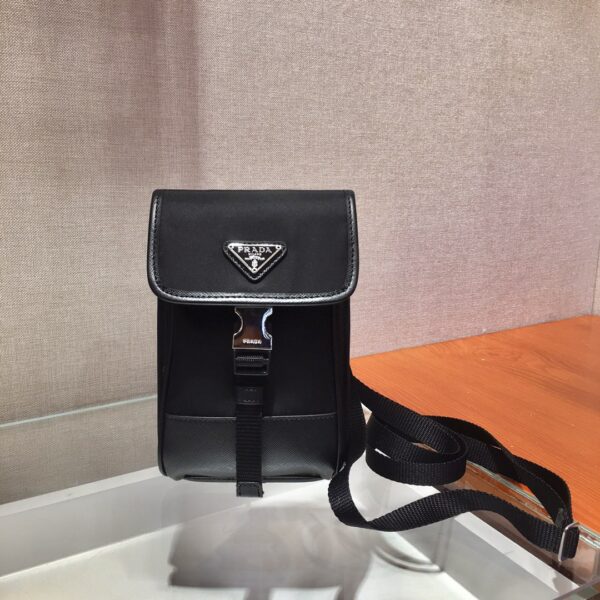 Prada Re-Nylon and Saffiano leather smartphone case