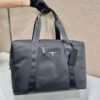 Prada Re-Nylon and Saffiano leather duffle bag