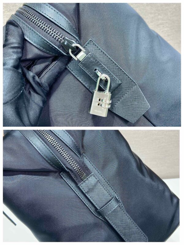 Prada Re-Nylon and Saffiano leather duffle bag