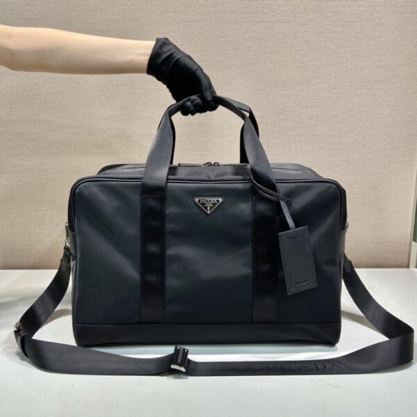 Prada Re-Nylon and Saffiano leather duffle bag