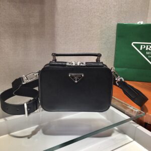 Prada Small Prada Brique leather bag