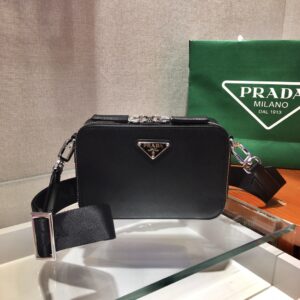 Prada Small Prada Brique leather bag
