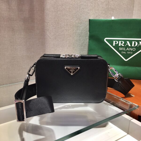 Prada Small Prada Brique leather bag