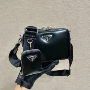 Prada Small Prada Brique leather bag