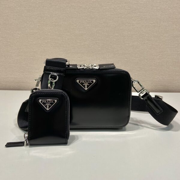 Prada Small Prada Brique leather bag