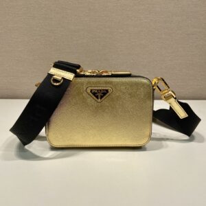 Prada Small Prada Brique leather bag