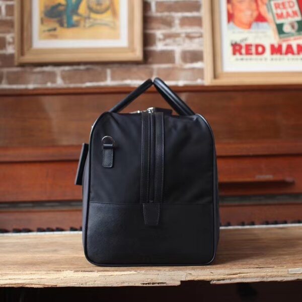 Prada Nylon Duffle Bag In Black