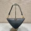 Prada Symbole Leather And Fabric Mini Bag
