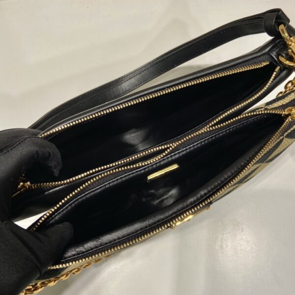 Prada Symbole Leather And Fabric Mini Bag