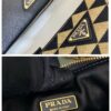 Prada Symbole Leather And Fabric Mini Bag