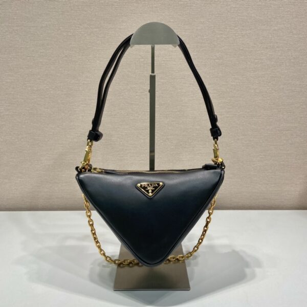 Prada Symbole Leather And Fabric Mini Bag