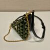 Prada Symbole Leather And Fabric Mini Bag