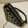 Prada Symbole Leather And Fabric Mini Bag