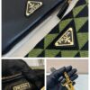 Prada Symbole Leather And Fabric Mini Bag