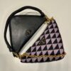 Prada Symbole Leather And Fabric Mini Bag