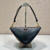 Prada Symbole Leather And Fabric Mini Bag