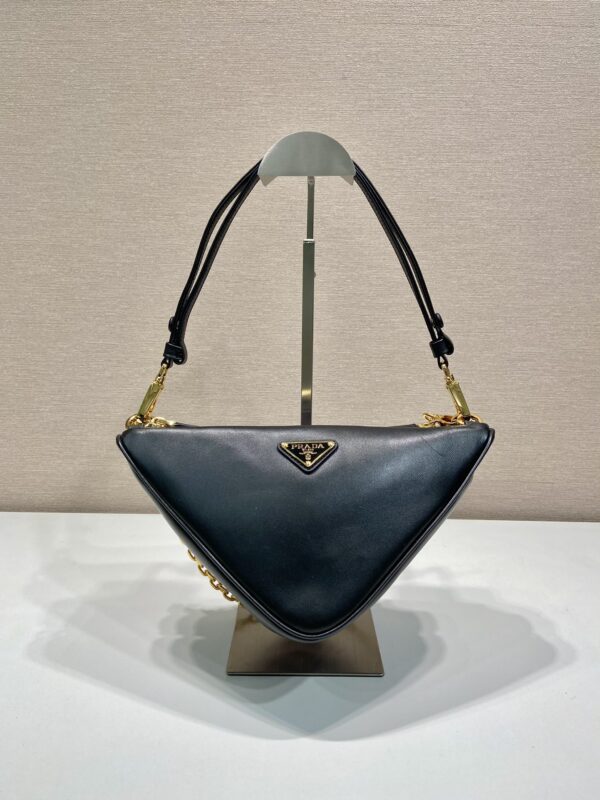 Prada Symbole Leather And Fabric Mini Bag