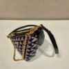 Prada Symbole Leather And Fabric Mini Bag