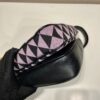 Prada Symbole Leather And Fabric Mini Bag