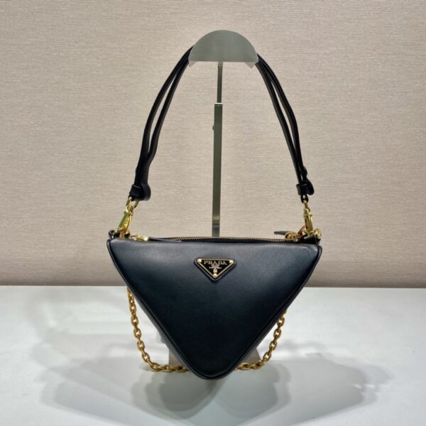 Prada Symbole Leather And Fabric Mini Bag