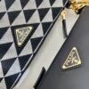 Prada Symbole Leather And Fabric Mini Bag