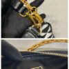 Prada Symbole Leather And Fabric Mini Bag
