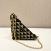 Prada Embroidered jacquard fabric mini-bag