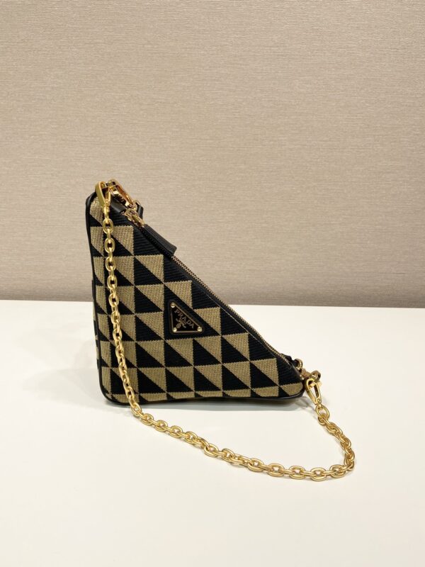 Prada Embroidered jacquard fabric mini-bag