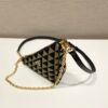 Prada Embroidered jacquard fabric mini-bag