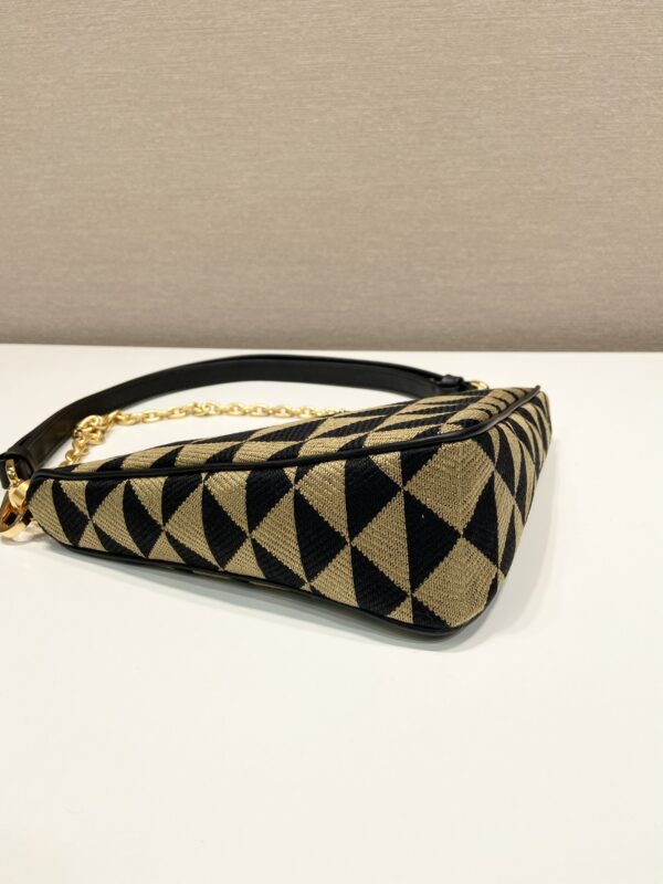 Prada Embroidered jacquard fabric mini-bag