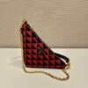 Prada Embroidered jacquard fabric mini-bag