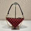 Prada Embroidered jacquard fabric mini-bag
