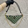 Prada Embroidered jacquard fabric mini-bag