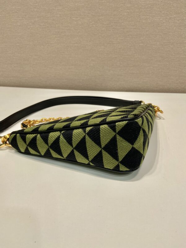 Prada Embroidered jacquard fabric mini-bag