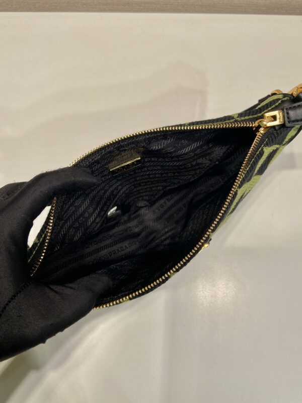 Prada Embroidered jacquard fabric mini-bag