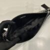 Prada Triangle satin mini-bag with crystals