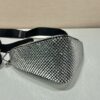 Prada Triangle shoulder bag with Crystal