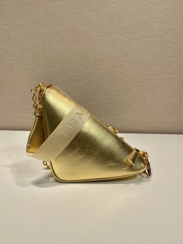 Prada Triangle leather shoulder bag