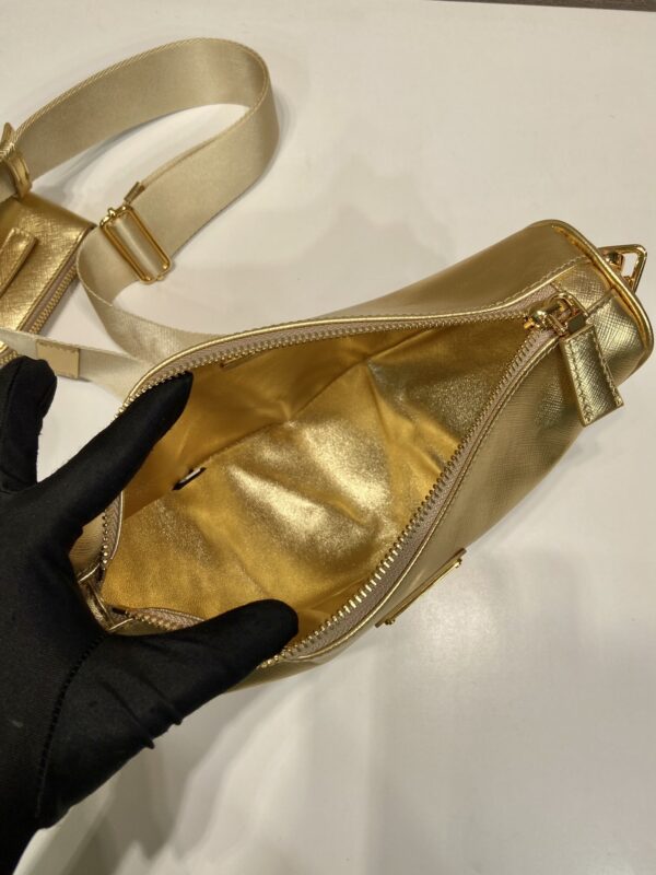 Prada Triangle leather shoulder bag